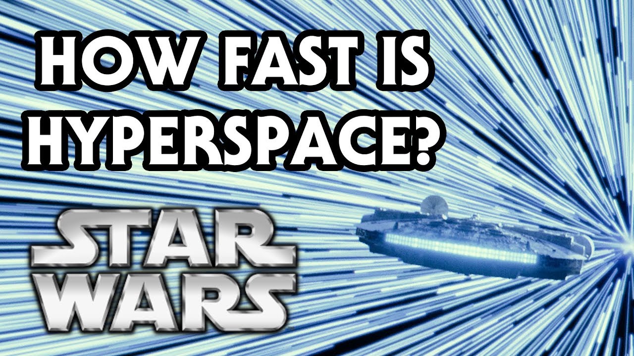 How Fast Could We Travel Our Solar System and Galaxy Using Hyperspace ? Star Wars 1