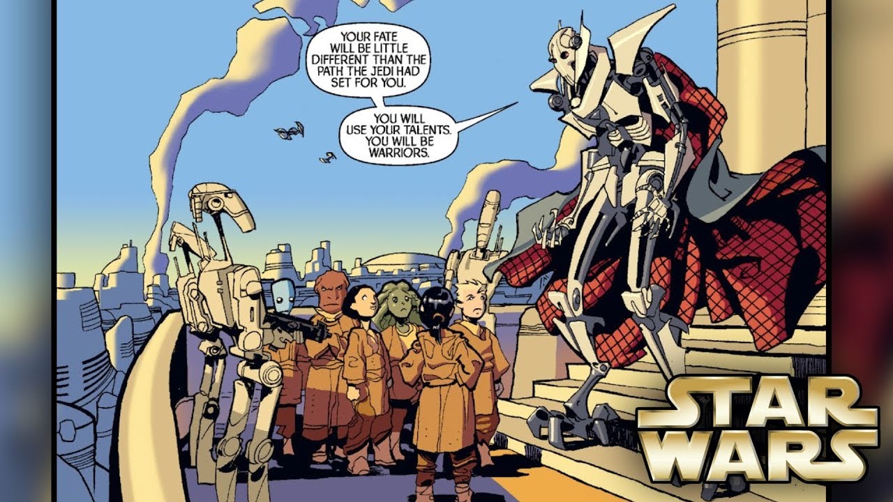 What Grievous did with a Group of Jedi Younglings he Captured [Legends] 1