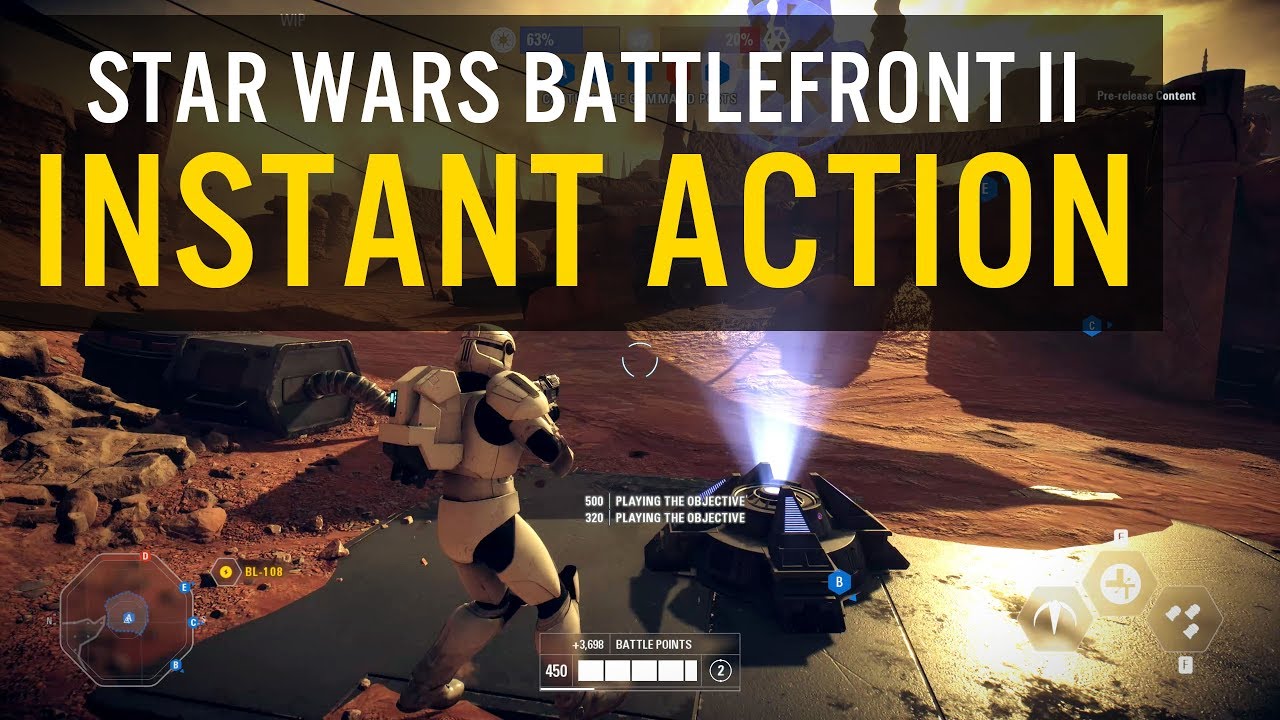 6 mins of Instant Action Gameplay in 4K | Star Wars Battlefront II 1