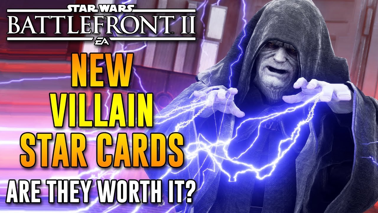 Are The New VILLAIN Star Cards Worth It? Star Wars Battlefront II 1