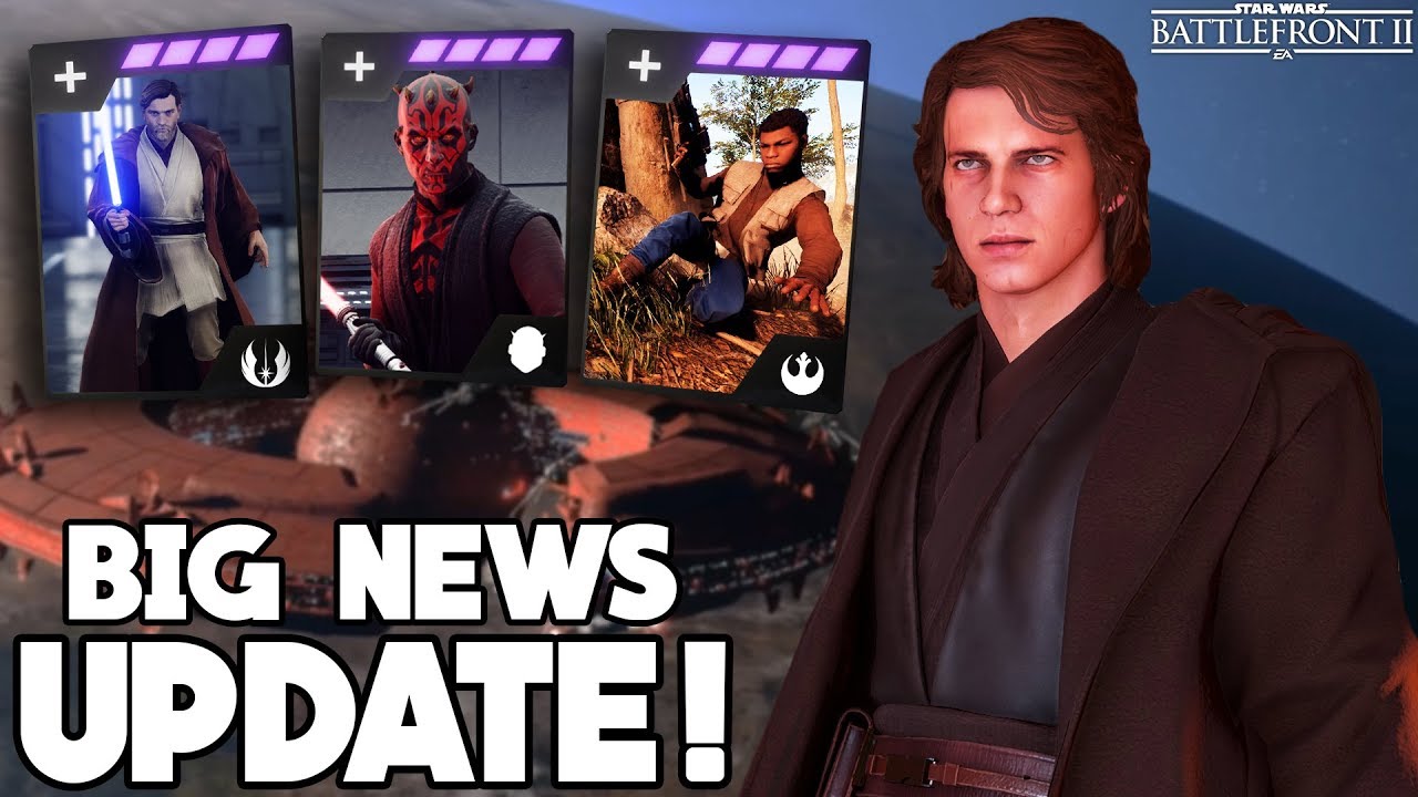BIG NEWS! 19 DLC Hero Star Cards Announced & New Offline Mode - Battlefront II 1