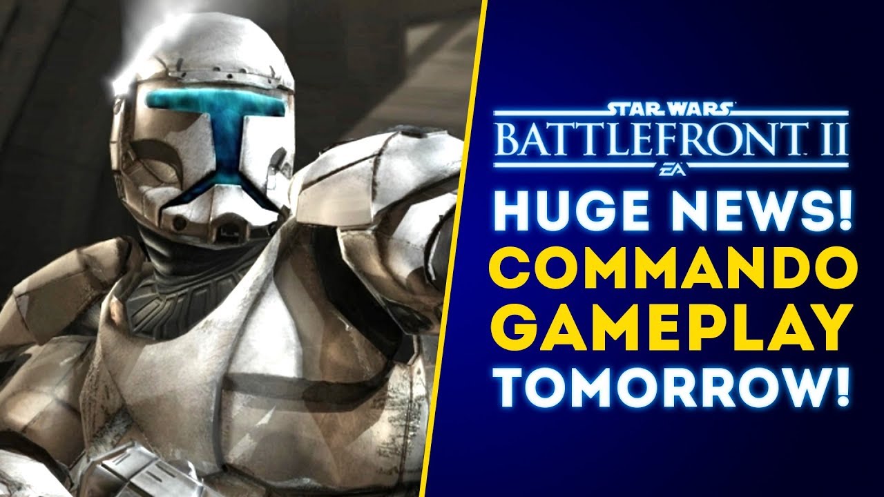 Clone Commando Gameplay Tomorrow! New Details! - Star Wars Battlefront II 1