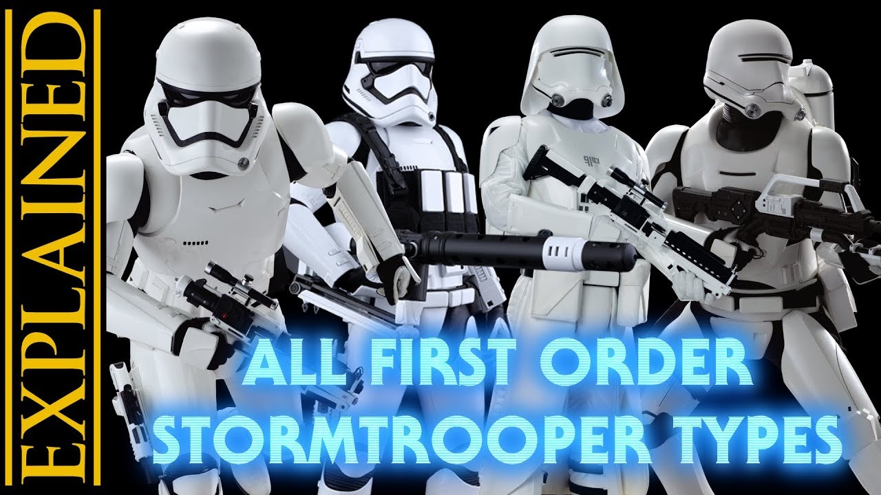 Every First Order Stormtrooper Type in Star Wars 1