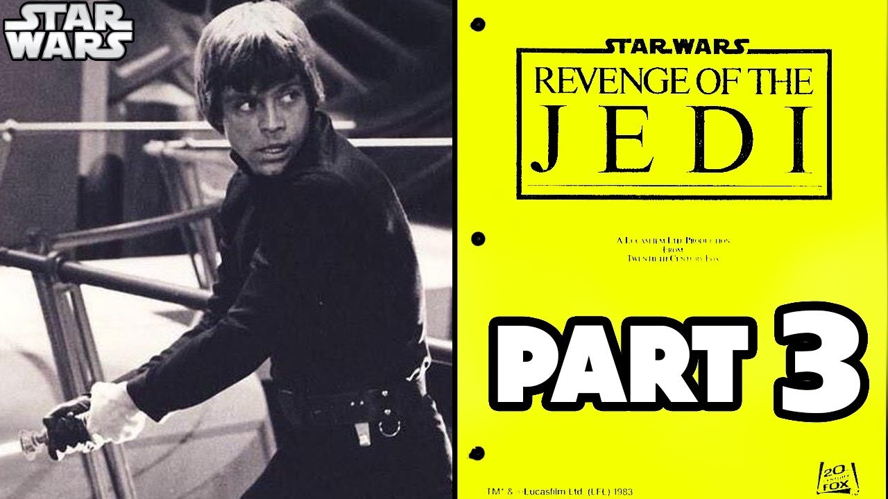George Lucas Cuts Luke's Lightsaber Scene in original Return of the Jedi Script 1