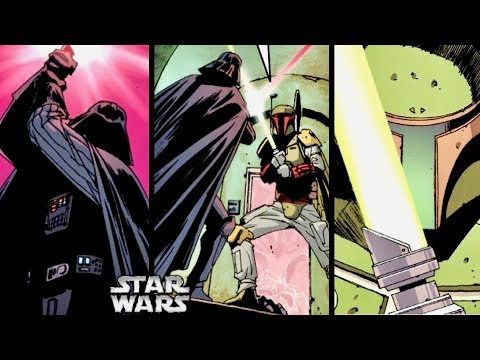How Vader and Boba Fett Fought Each Other in LIGHTSABER Combat! (Legends) 1