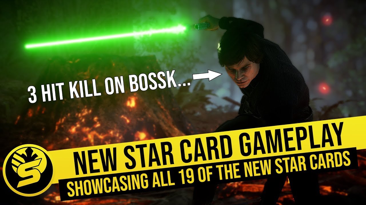 NEW STAR CARD Gameplay - Testing out the New Hero Cards | Battlefront II 1