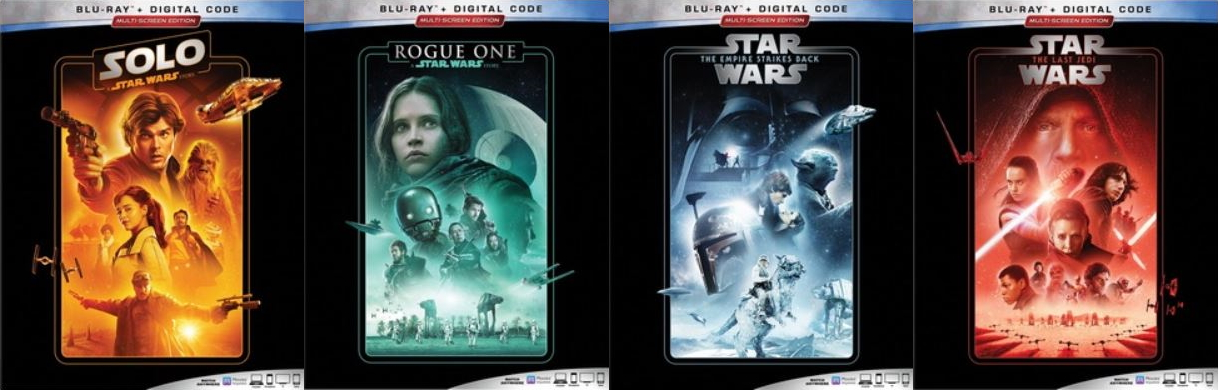 Star Wars Bluray Covers