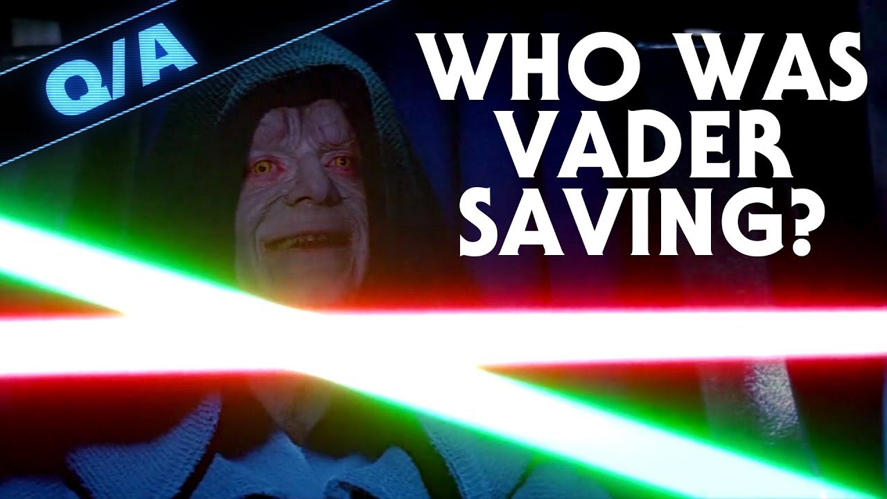 Was Darth Vader Saving the Emperor or Luke in Return of the Jedi - Star Wars 1