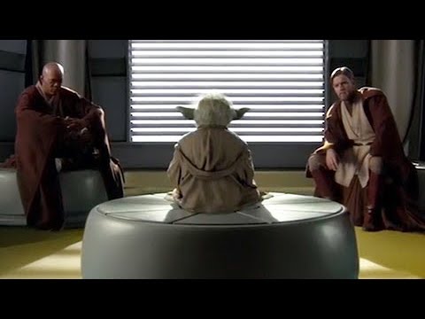 Yoda, Mace Windu and Kenobi Deleted Scene - Star Wars Revenge of the Sith 1