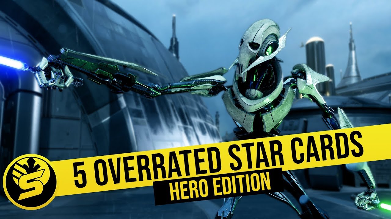 5 Overrated Hero star cards - - Star Wars Battlefront II 1