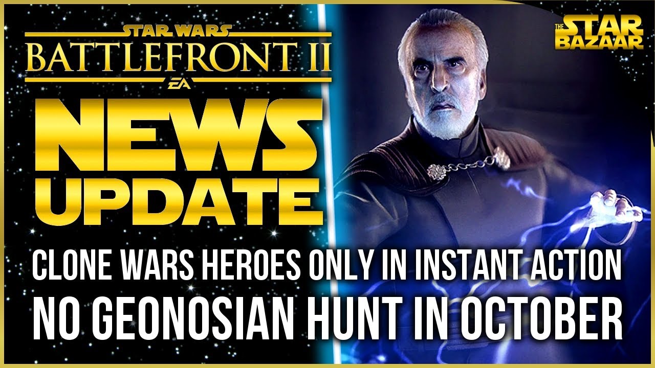 Clone Wars Heroes ONLY In Instant Action, No Geonosian Hunt, Lightsaber Fixes 1