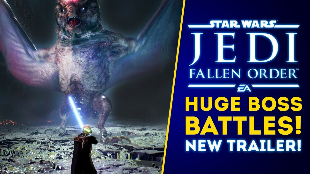 New Jedi Fallen Order Trailer Breakdown! Boss Battles, Story Teases and more! 1