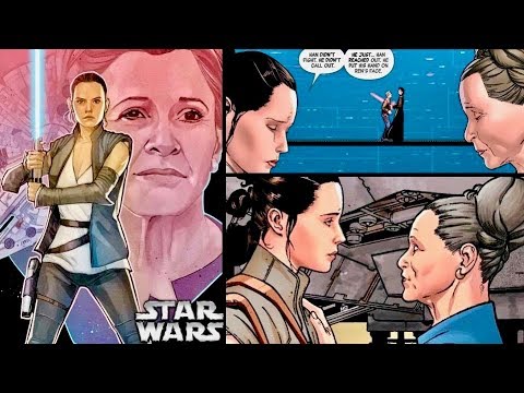 Rey Tells Leia How Kylo Ren Killed Han - Age of Resistance: Rey Review 1