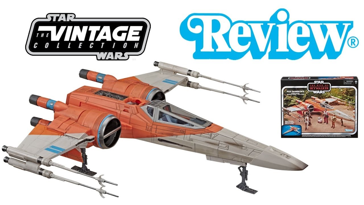 Star Wars Vintage Collection Poe Dameron's X-Wing Fighter Review! 1