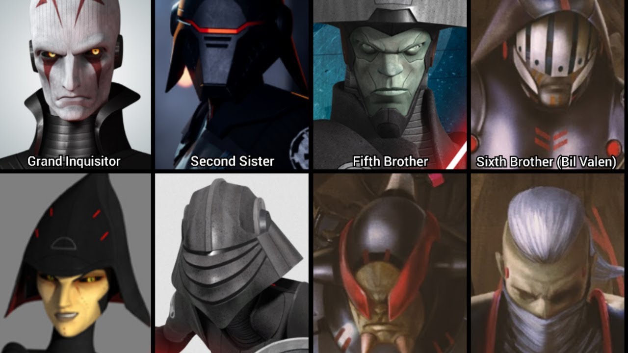 Every Single Imperial Inquisitor In Star Wars [Canon] 1