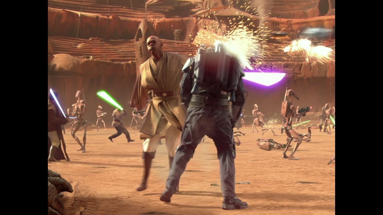 Star Wars Attack of the Clones - The Death of Jango Fett. 1