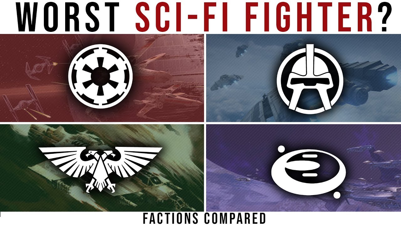 Which Sci-Fi Faction has the WORST FIGHTER? | Factions Compared: Star Wars 1