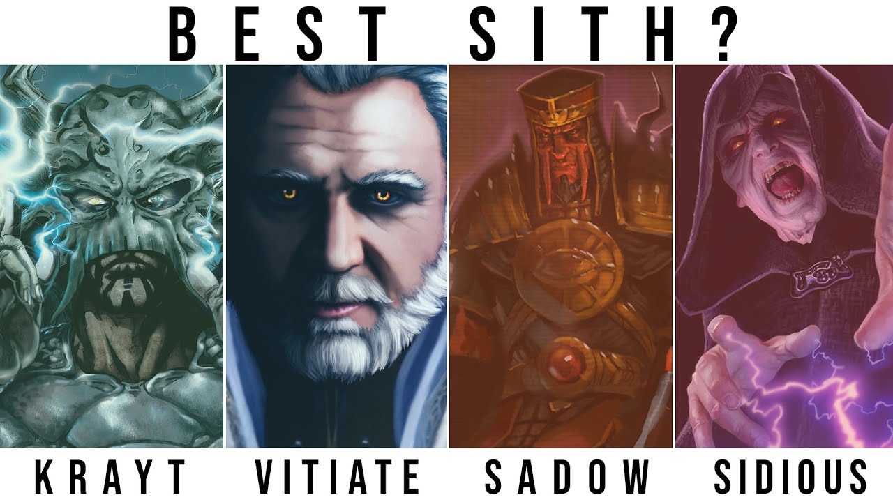 Which Star Wars Faction has the BEST SITH LORD? | Star Wars Factions 1