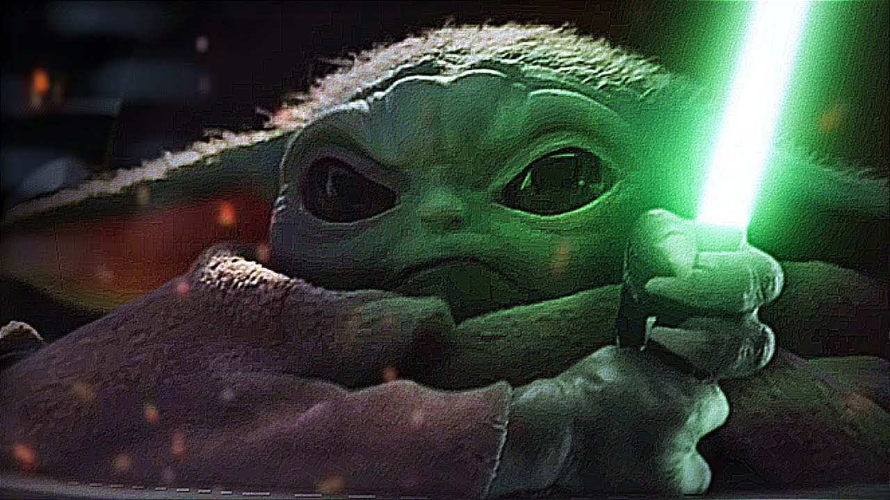 Baby Yoda fight Darth Sidious (The Mandalorian) 1