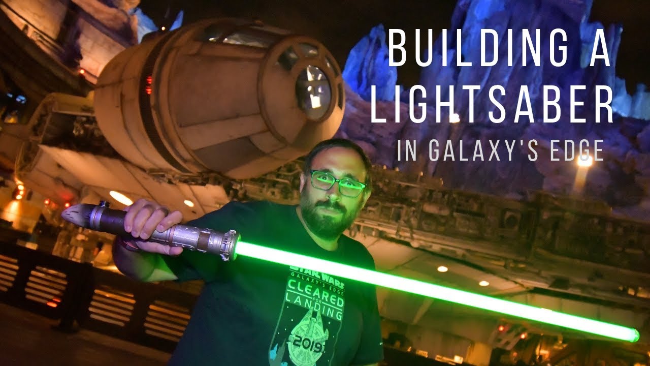 Building a Lightsaber in Star Wars Galaxy's Edge is AMAZING! 1