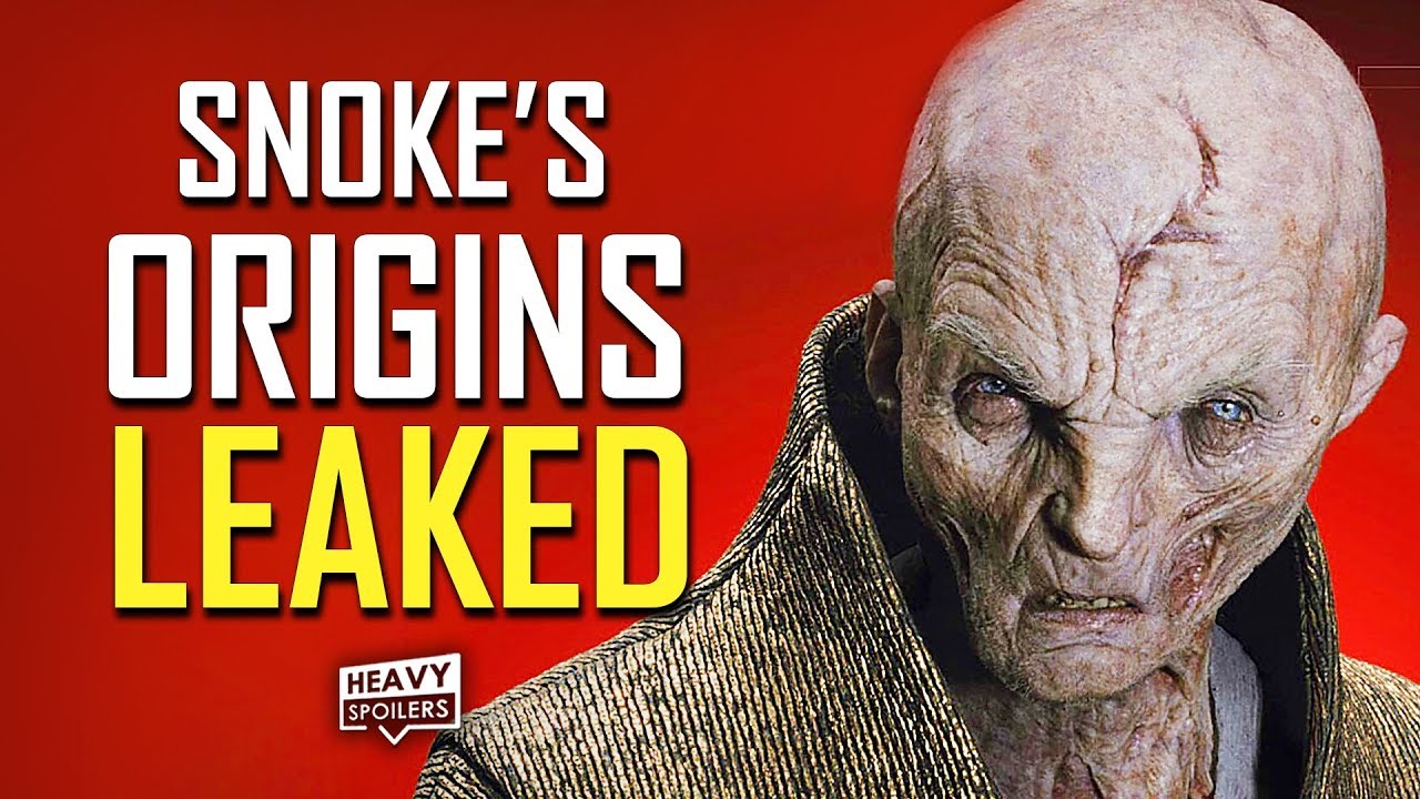 SNOKE ORIGIN STORY LEAKED - Star Wars: The Rise Of Skywalker Explained 1