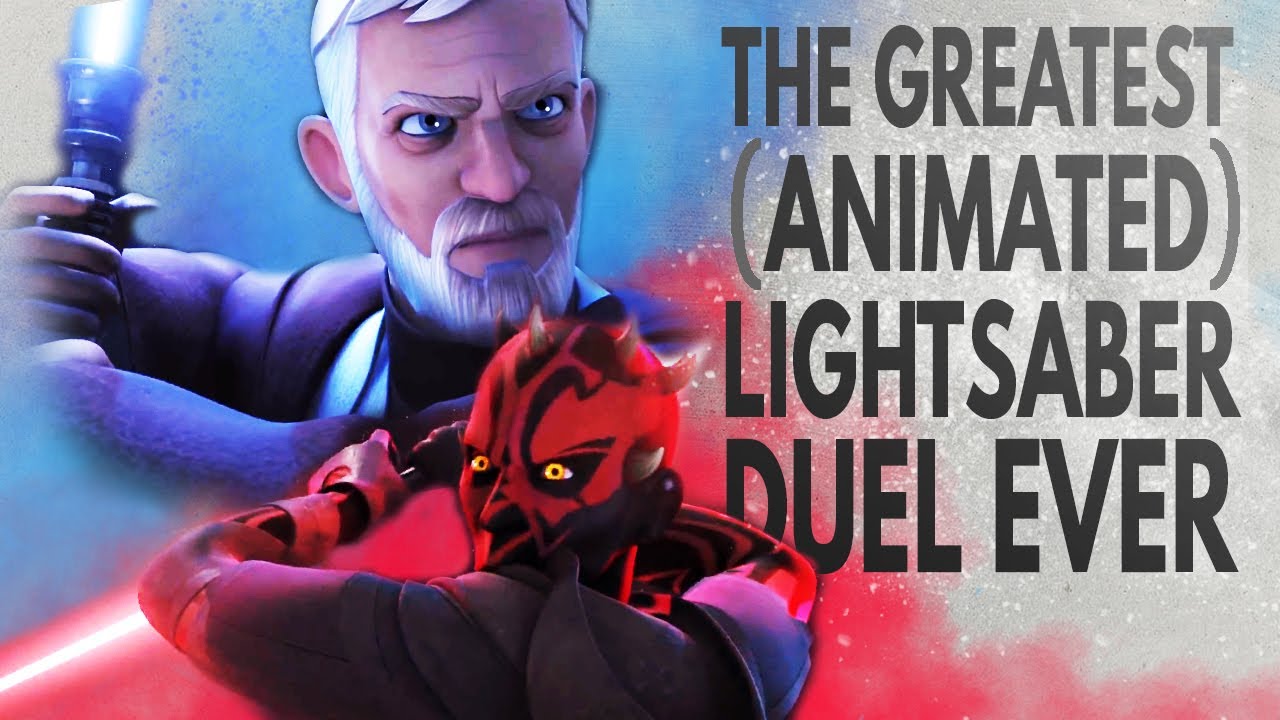 Star Wars: The Greatest (Animated) Lightsaber Duel Ever 1