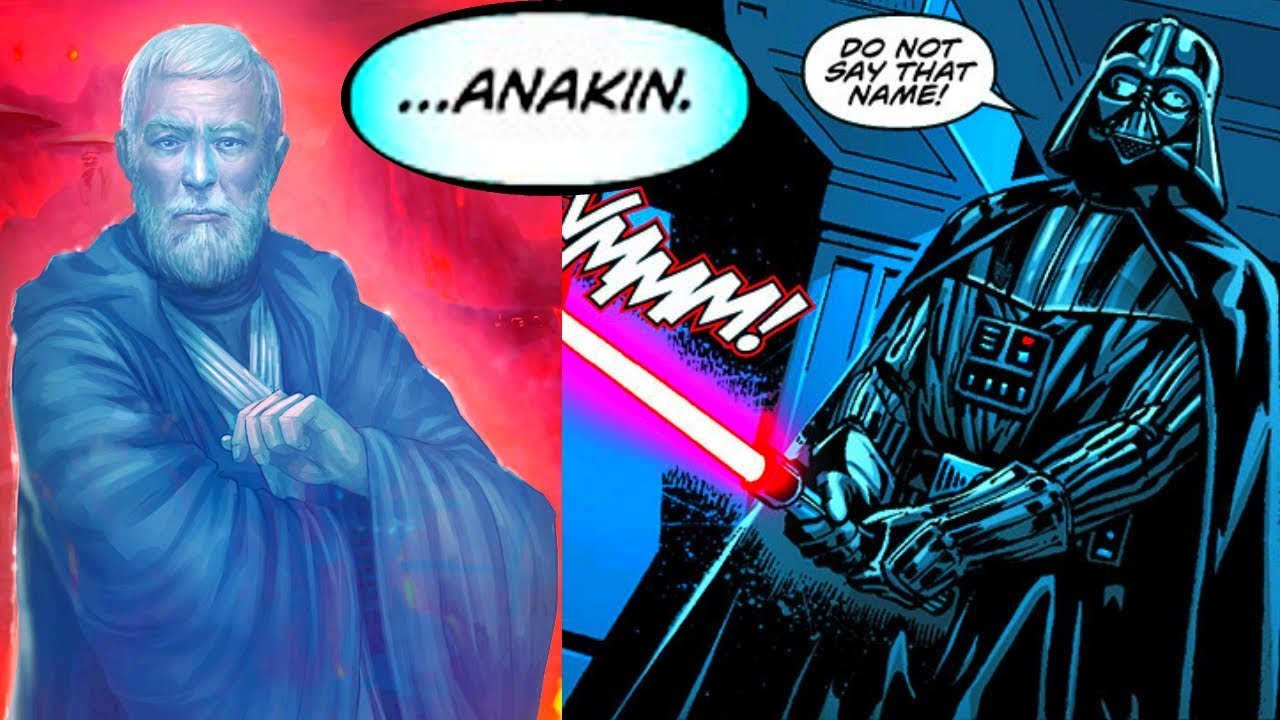 When Obi-Wan's Force Ghost Trolled Vader Calling Him Anakin 1