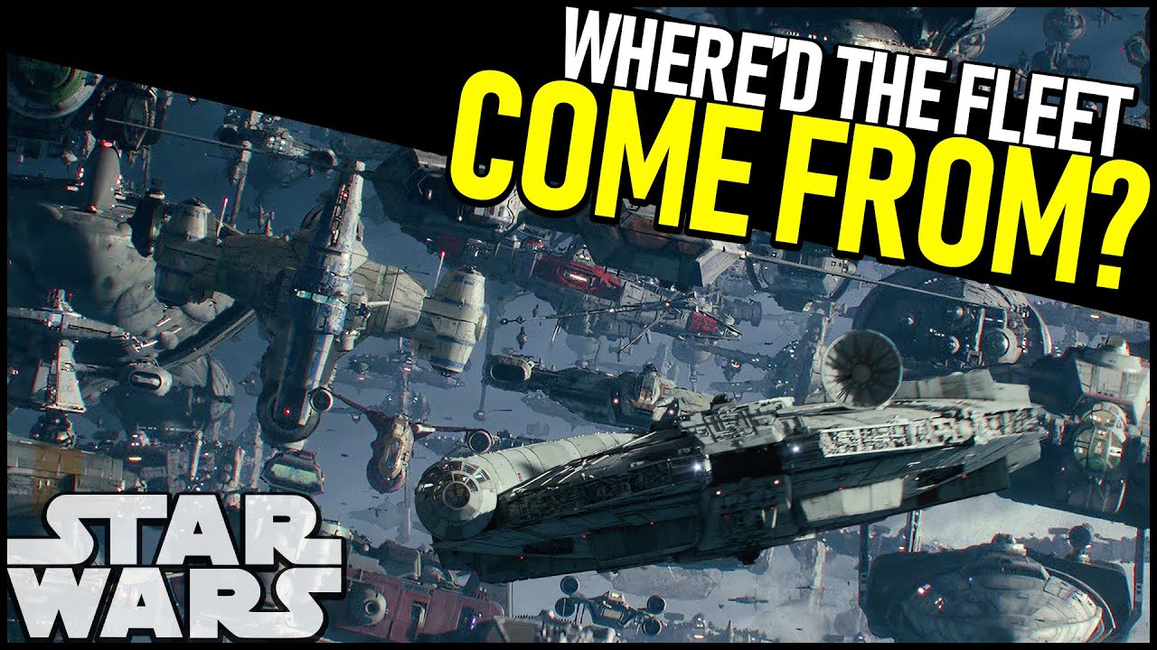 How did the Resistance get their MASSIVE FLEET in Ep.IX 1