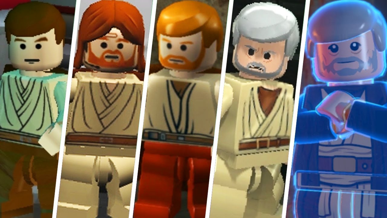 Obi-Wan Kenobi Evolution in LEGO Video Games 1