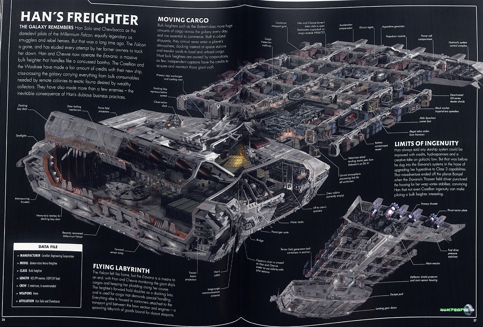 Star Wars The Force Awakens Incredible Cross-Sections