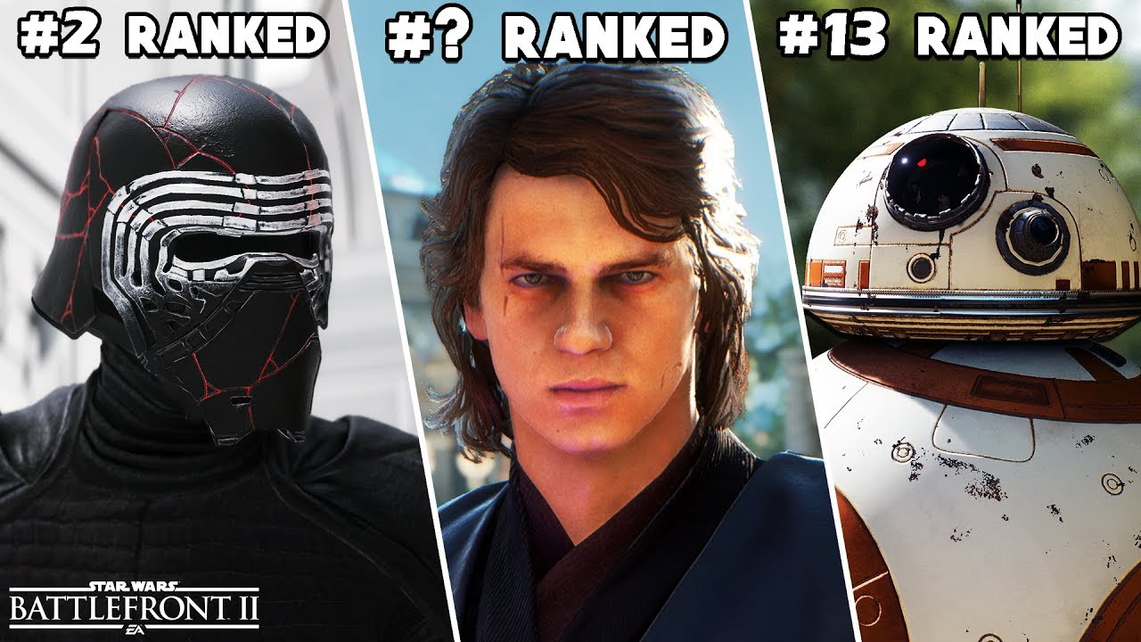 All 22 Star Wars Battlefront II HEROES AND VILLAINS RANKED 1