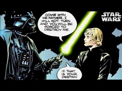 How Close was Darth Vader to Joining Luke on Endor in Ep.VI? 1