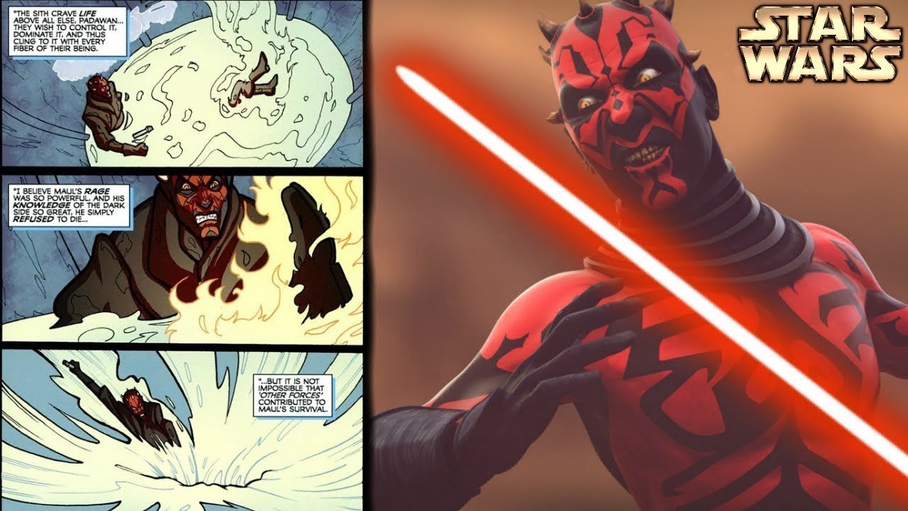 How Darth Maul Survived Being Cut In HALF [FULL STORY] 1