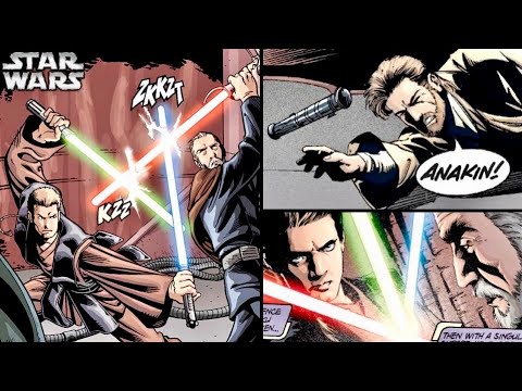 Why Did Obi-Wan Want Anakin to Use Two Lightsabers (Dooku) 1