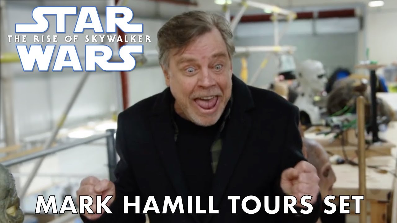 Mark Hamill Tours The Rise of Skywalker Set 1