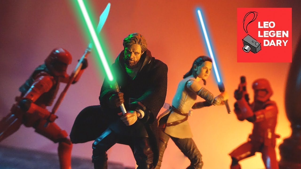 Star Wars: Luke's Battle (Han, Luke, Leia Reunion) - Stop-Motion 1