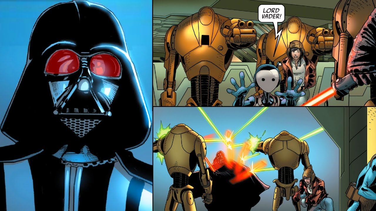 Super Battle Droids that Showered Darth Vader in Blaster Fire 1