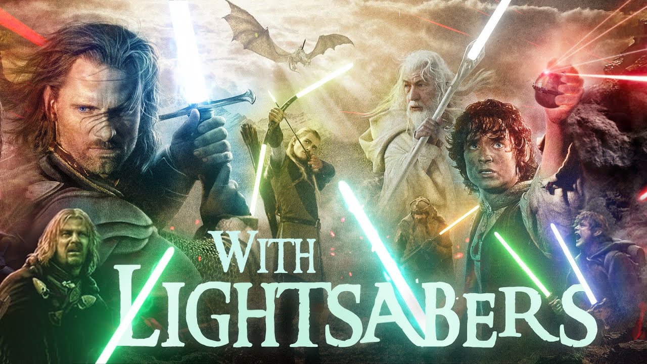 The Lord of the Rings with Lightsabers 1