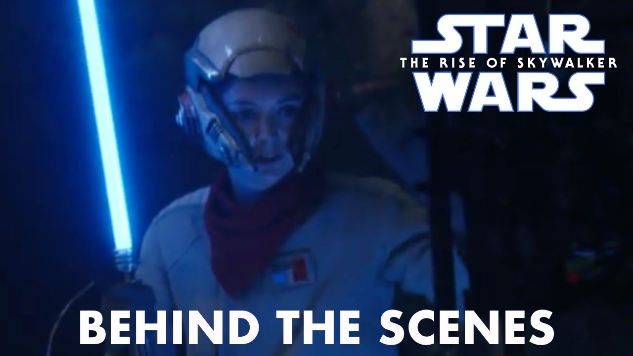 The Rise of Skywalker Leia's Jedi Training Behind the Scenes 1