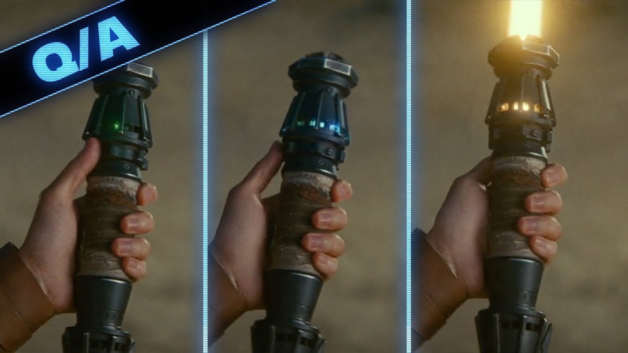 Why Does Rey's Lightsaber Flash Different Colors - Star Wars 1