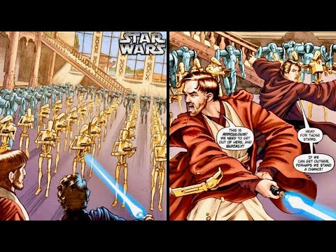 Anakin and Obi-Wan Escaped from Hundreds of Battle Droids 1