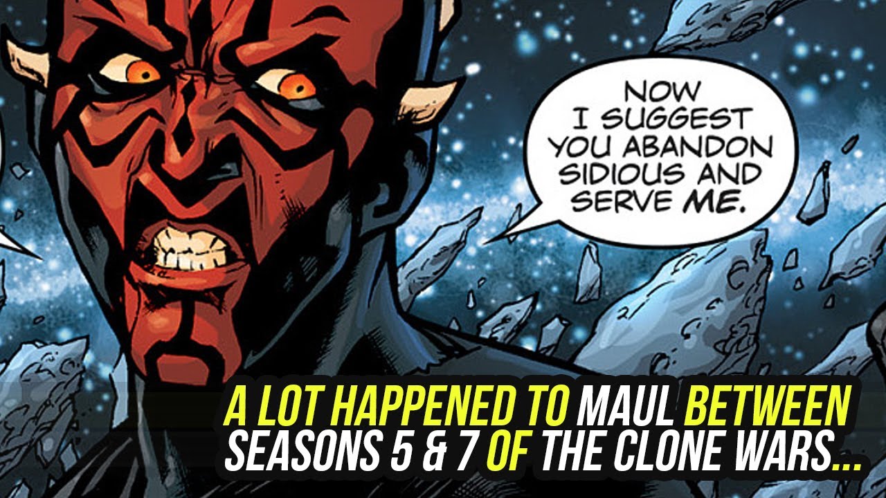 Darth Maul between seasons 5 and 7 of The Clone Wars 1