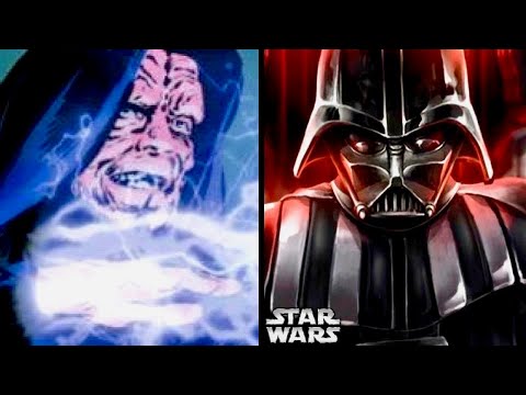 How Darth Sidious Threatened Darth Vader with Force Lightning 1
