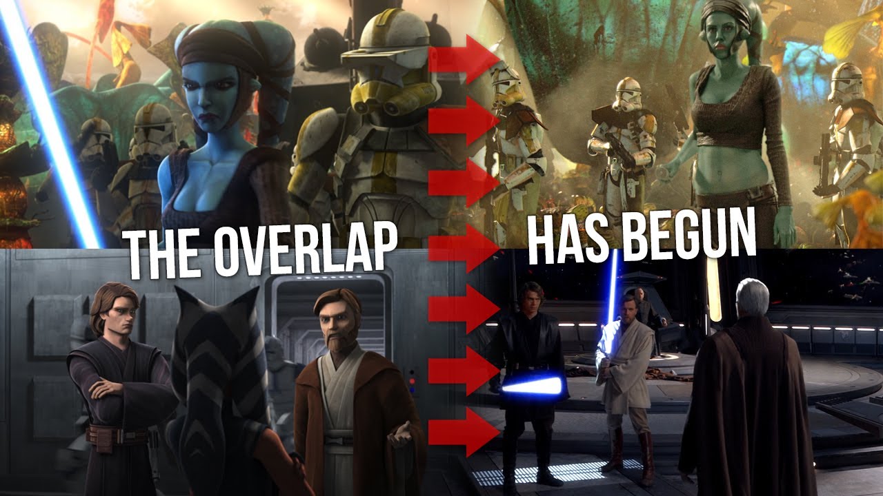 The Clone Wars overlaps with Revenge of the Sith 1