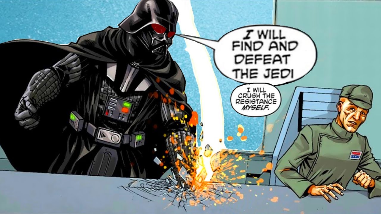 When Darth Vader was provoked and Broke a Table with his Fist 1