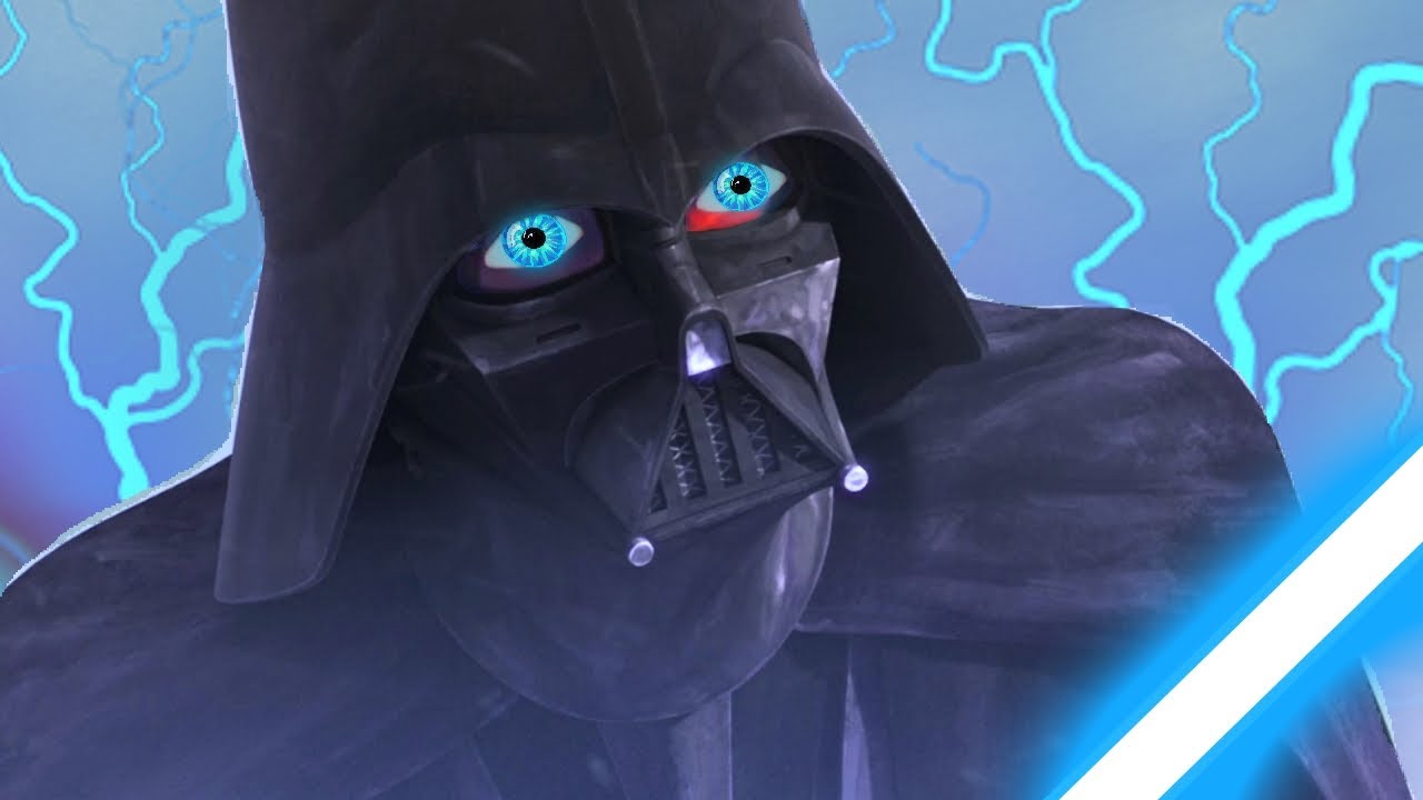 Darth Vader's Blue Eyes in The Clone Wars Finale 1