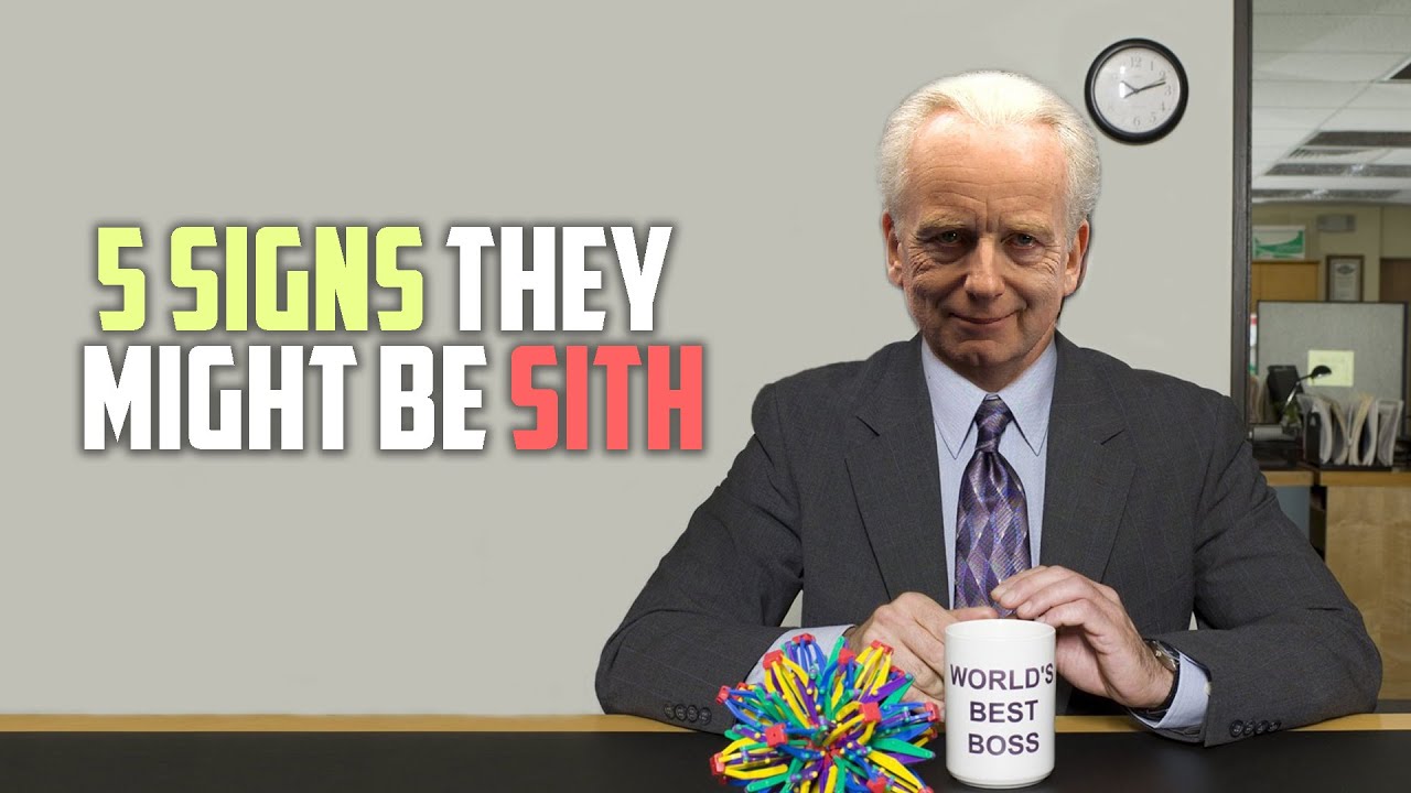 5 Signs You Might Be A Sith Lord 1