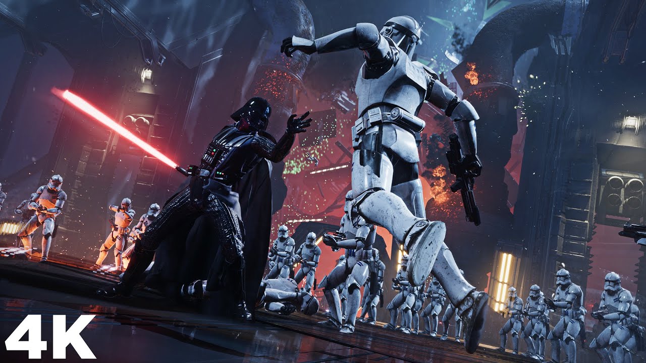 Darth Vader vs Unlimited Clone Troopers - Jedi: Fallen Order 1
