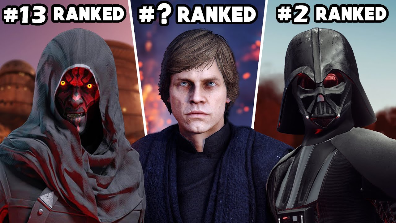 Star Wars Battlefront II - Ranking ALL 22 HEROES & VILLAINS 1