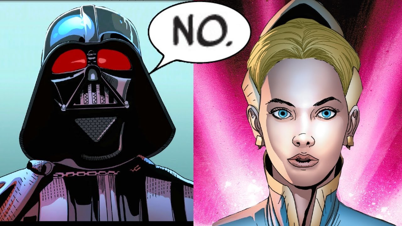The Blonde Woman that Proposed to Darth Vader and he said No 1